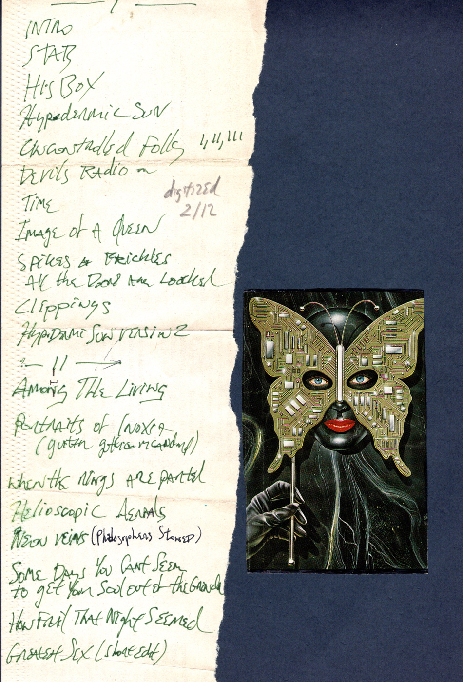 Scanned cassette archive image: 1993 Tableaux Tracks
